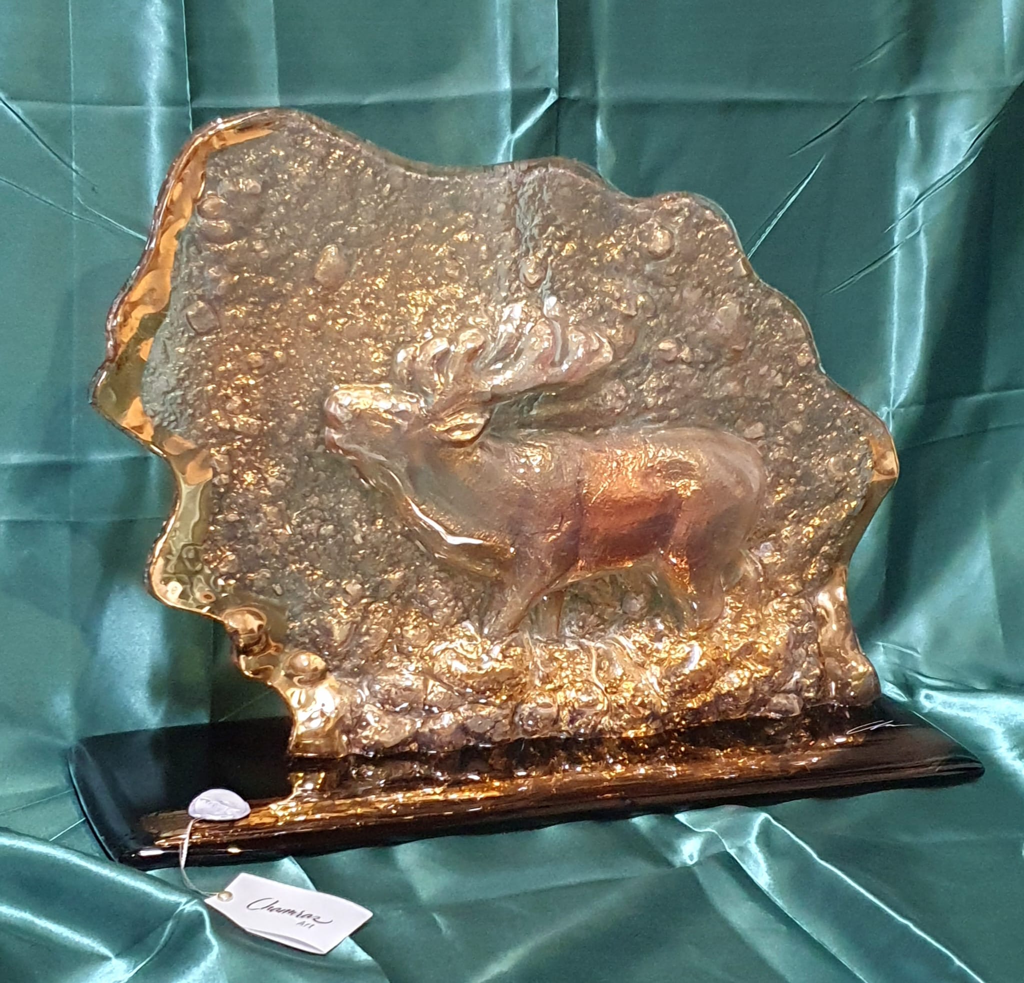 Deer Glass Art